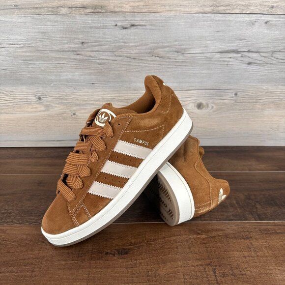 adidas Campus 00s Mens Size 12 Wild Brown Wonder Beige Off White JR8164 - Picture 1 of 9